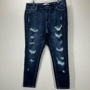 KanCan Estilo Curvy Skinny Ankle Jeans XL